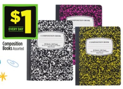 Composition Books Assorted