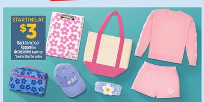 Back to School Apparel or Accessories