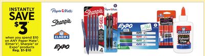ANY Paper Mate®, Elmer's®, Sharpie® or Expo® products