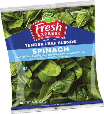 FRESH EXPRESS SPINACH 8 OZ., BOB EVANS BREAKFAST SAUSAGE 12-16 OZ. ROLLS, LINKS, OR PATTIES, SIGNATURE SELECT CEREAL 12-18 OZ., LUCERNE CHUNK CHEESE 8 OZ.