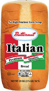 Lewis 1/2 Loaf Bread 7.5-12oz., Whole Grain White, Honey Wheat or Italian Bread 20oz., Butternut Buns 8ct