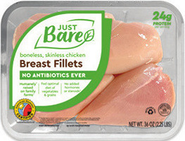 Just Bare Boneless Chicken Breast Fillets