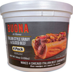 Buona Premium Sliced Italian Beef & Gravy