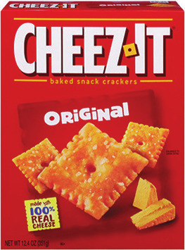 Cheez-Its 9-12.4 oz., Town House 9.2-13.8 oz. or Club Crackers 11-13.7 oz.