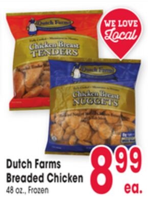 Dutch Farms Breaded Chicken