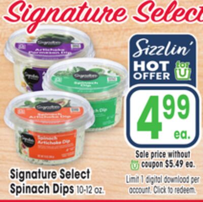 Signature Select Spinach Dips