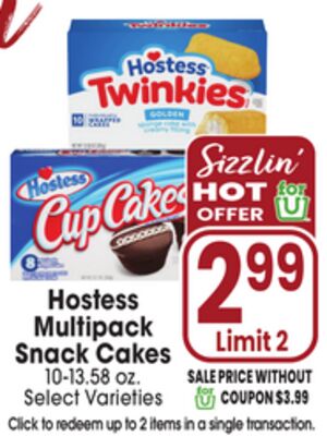 Hostess Multipack Snack Cakes