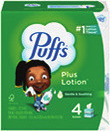 Puffs Facial Tissue 4 ct. Mega Pack, Charmin Essentials Bath Tissue 6 ct. Mega Roll or Bounty Essentials 2 ct. Triple Roll