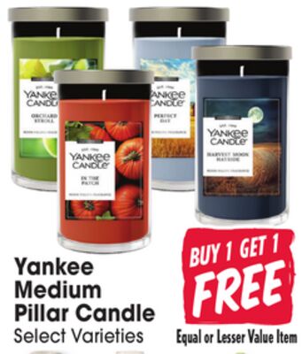 Yankee Medium Pillar Candle