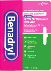 Benadryl Allergy or Cream