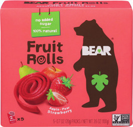 Bear Real Fruit Rolls or Splits