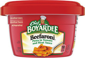 Chef Boyardee Pasta Cups