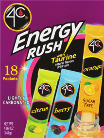 4C Energy Rush Energy Sticks