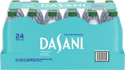 Dasani 24 pk., 16.9 oz. or Core Power Elite 14 oz.