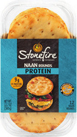 Stonefire Whole, Mini or Round Naan Flatbreads