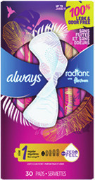 Always Radiant or Infinity Pads