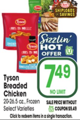 Tyson Breaded Chicken