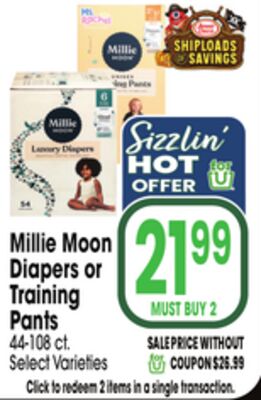 Millie Moon Diapers or Training Pants