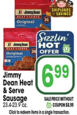 Jimmy Dean Heat & Serve Sausage
