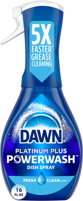 Dawn Platinum Plus Powerwash Dish Spray, 16 oz., PowerSuds 17.4 - 38 oz., or Platinum Dish Soap 24 - 68 oz.