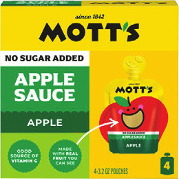 Mott's Applesauce Pouches