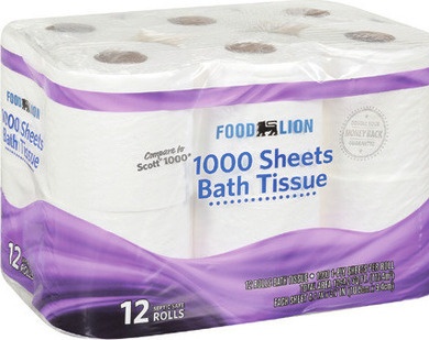 Food Lion 1-Ply Bath Tissue
