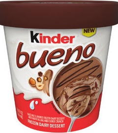 Kinder Bueno Frozen Dessert or Cones