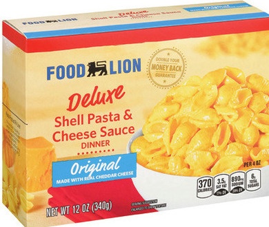 Food Lion Macaroni & Cheese Deluxe Dinner