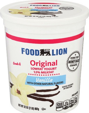 FOOD LION YOGURT