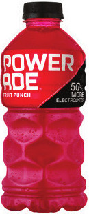 Powerade, 28 oz. or BodyArmor 16-23.67 oz.