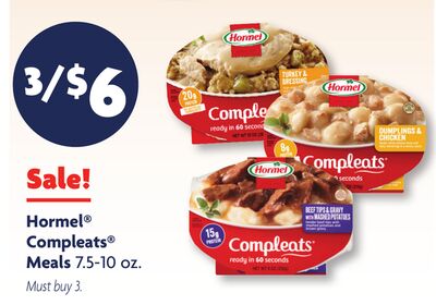 Hormel Compleats Meals