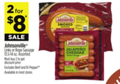 Johnsonville® Links or Rope Sausage