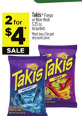 Takis® Fuego or Blue Heat