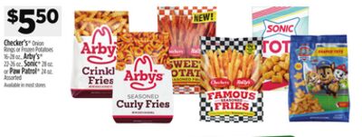 Checker's®, Arby's®, Sonic®, Paw Patrol®