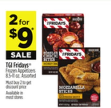 TGI Fridays® Frozen Appetizers