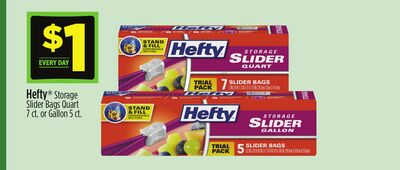Hefty® Storage Slider Bags