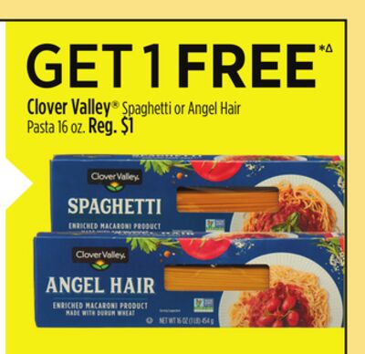 Clover Valley® Spaghetti or Angel Hair Pasta