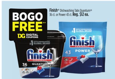 Finish® Dishwashing Tabs Quantum®