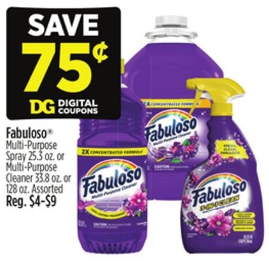 Fabuloso® Multi-Purpose Spray or Multi-Purpose Cleaner