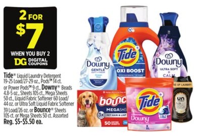 Tide®, Downy®, Bounce®