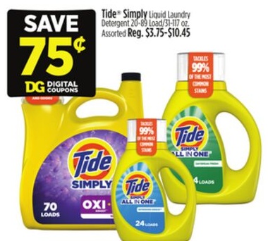 Tide® Simply Liquid Laundry Detergent