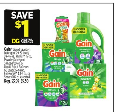 Gain® Liquid Laundry Detergent 29-52 Load