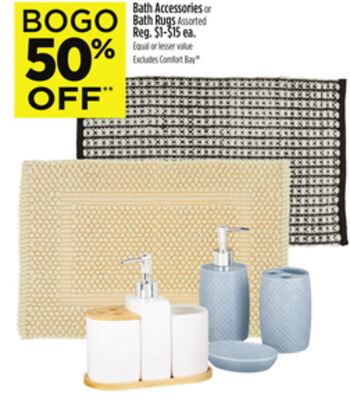 Bath Accessories or Bath Rugs