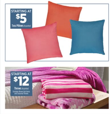Toss Pillows Assorted