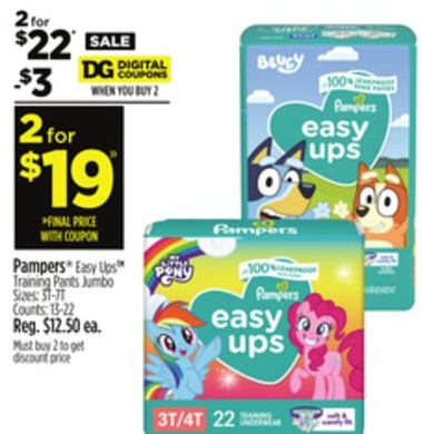 Pampers® Easy Ups Training Pants Jumbo