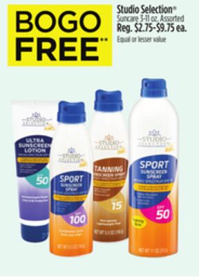 Studio Selection® Suncare