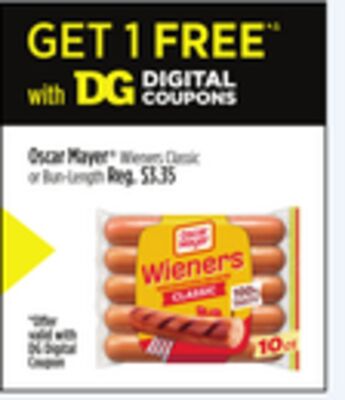 Oscar Mayer® Wieners Classic or Bun-Length