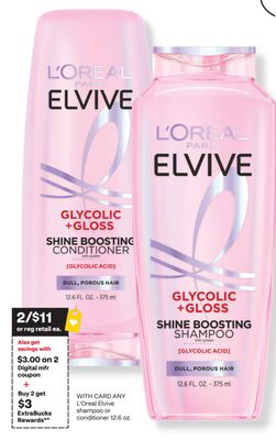 L'Oreal Elvive shampoo or conditioner 12.6 oz.