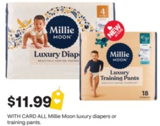 ALL Millie Moon luxury diapers or training pants
