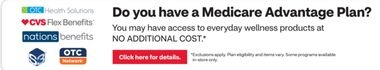 Click here for details: Do you have a Medicare Advantage Plan? You may have access to everyday wellness products at no additional cost.